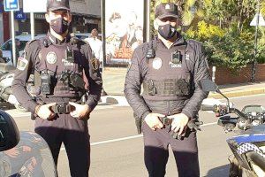 La Policía Local de Burjassot cumple un año patrullando con cámaras corporales