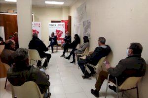 Blanch expone el proyecto de ’Sumem més futur’ a la militancia de Benicàssim