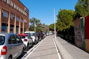 Catarroja Camina incorpora un nou carril bici al costat del CEIP Jaume I