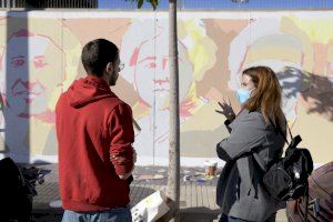 Paiporta participa en el certamen de arte urbano Encarna Jiménez y acoge tres murales en homenaje a mujeres emprendedoras
