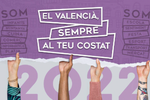 Promoción Lingüística edita un millar de calendarios de mesa con el lema «el valencià, al teu costat»