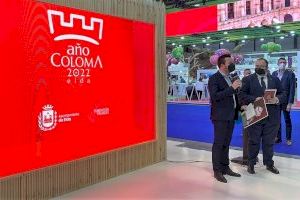Elda presenta la programación del Año Coloma en Fitur como la gran propuesta cultural, turística y de ocio de la ciudad para 2022