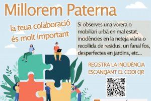 Compromís per Paterna presenta una plataforma para que los vecinos y vecinas puedan registrar las incidencias de sus calles y barrios