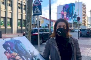 El Ayuntamiento de la Vall d’Uixó instala el panel explicativo del mural feminista de la avenida Corazón de Jesús
