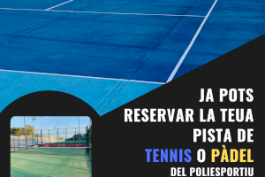 El Centre d’Esports de Alcoy mejorará el sistema de reservas de pistas de tenis y pádel