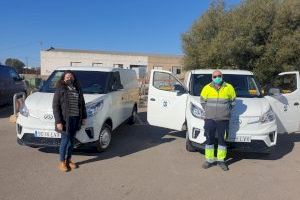 La Brigada Municipal de Vinaròs adquiere dos furgonetas eléctricas