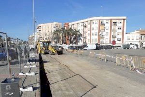 Comienzan las obras de mejora y asfaltado de la plaza Felix Ramajo y rampa de acceso al Monasterio del Puig de Santa María