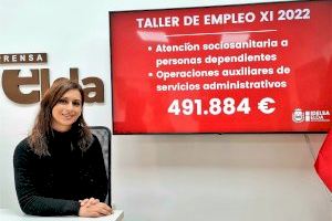 Idelsa solicita una subvención de casi medio millón de euros para la realización de dos nuevos Talleres de Empleo en Elda