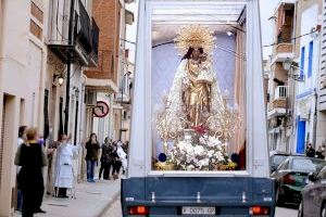 La imagen peregrina de la Virgen de los Desamparados visita este fin de semana la parroquia Santo Ángel Custodio de Valencia
