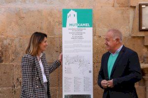 Mutxamel renueva su señalética turística con paneles accesibles ubicados en los principales enclaves del municipio