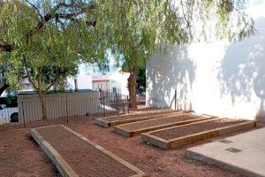 El Ayuntamiento de Almenara construye un huerto escolar en el CEIP Juan Carlos I