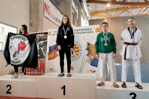 La taekwondista de Paiporta, Nerea Portillo, campeona autonómica por cuarto año consecutivo