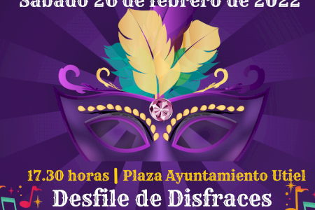 Utiel celebrará el próximo sábado el tradicional desfile de Carnaval con animación de charangas
