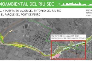 Castelló aprova el projecte d'urbanització de la Ribera del Riu Sec en la zona de Crémor