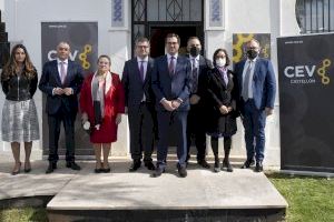 José Martí assisteix a la inauguració de la nova seu de la Confederació Empresarial de la Comunitat Valenciana (CEV) a Castelló