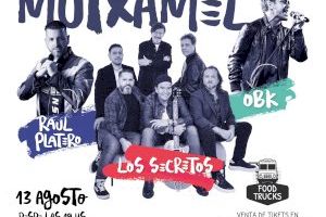 Los Secretos, OBK y DJ Raúl Platero actúan el 13 de agosto en Mutxamel