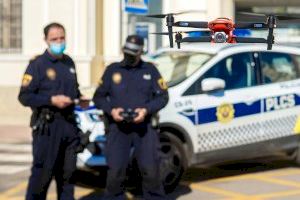 Els drons de la policia de Castelló busquen nom