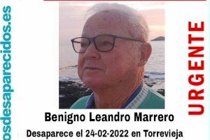 Activen la cerca d'un home de 75 anys desaparegut a Torrevieja