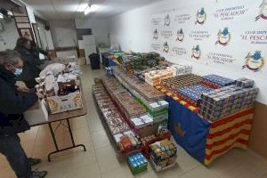Pesca solidària a Borriana: recullen 3 tones d'aliments per a Càritas