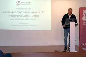 La UMH presenta el curso online de formación gratuita para estudiantado de Bachillerato de la provincia de Alicante ‘Introducción a la IA’