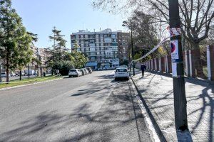 Arranca la construcción del carril bici en la Avenida del Cid de Valencia