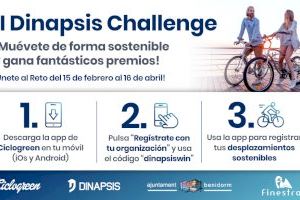 Arranca el Dinapsis Challenge, en el que los desplazamientos sostenibles se convierten en premios canjeables
