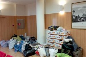 Las primeras donaciones de ropa y medicamentos en Almenara ya están camino de Ucrania