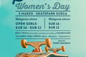 Sueca ofereix una jornada per a fomentar la pràctica del skate entre les dones