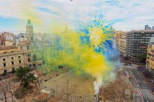 Valencia muestra al mundo el apoyo a Ucrania con la mascletà más solidaria