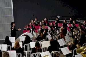 La Banda Sinfónica de Mujeres de la FSMCV, en Morella