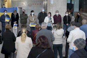 Concentración solidaria en Paiporta en favor del pueblo ucraniano