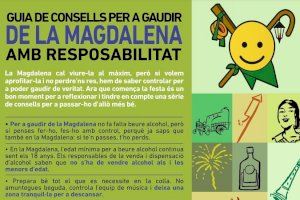 Castelló llança la campanya ‘Magdalena amb responsabilitat’ per a evitar riscos per consum d'alcohol
