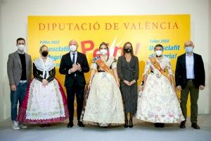 La Junta Local Fallera de Alaquàs participa en la tradicional recepción fallera de la Diputación de València
