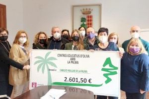 La solidaritat dels centres educatius d'Oliva: primer amb La Palma i ara amb les víctimes de la guerra d'Ucraïna