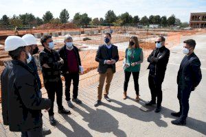 El director General de Infraestructuras de la Generalitat Valenciana visita las obras del nuevo CEIP Mozart