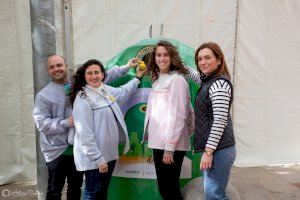 Algemesí participa en la campanya de reciclatge La plantà del vidre d’Ecovidrio durant les Falles