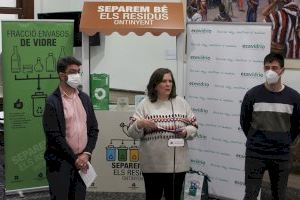 Ontinyent i Ecovidrio inicien una campanya per impulsar el reciclatge de vidre als establiments hostalers