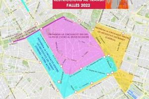 Falles 2022: Aquestos són els carrers tallats al tràfic a València