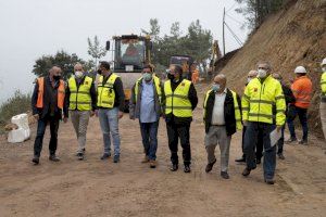 La Diputació de Castelló preveu una inversió de 2,6 milions per a reparar el ferm de cinc carreteres d'interior danyades per ‘Filomena’ en 2021