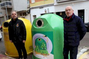 Cullera fomenta el reciclatge de vidre en Falles