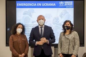 La Diputació de València contribuïx amb 100.000 euros a l'emergència humanitària en Ucraïna a través d'ACNUR