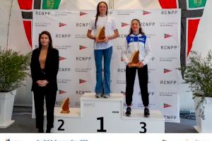 Adriana Castro campeona en absoluto femenino y Ainhoa Gómez 3ª en sub 16 ILCA 4 en la Europa Cup Trophy celebrada en Pollença