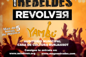 El Festival benéfico “No te cambio por nadie”, organizado por Asindown, reunirá en Burjassot a Revólver, Los Rebeldes y Seguridad Social