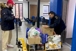 El Ayuntamiento de Sant Jordi recoge seis palets con comida y medicamentos para el pueblo ucraniano