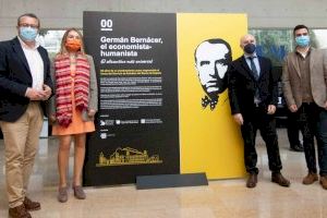 Benidorm inaugura en el Espai d’Art una exposición sobre la figura del economista y humanista alicantino Germán Bernácer
