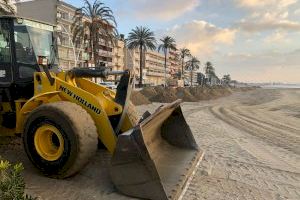 Torreblanca salva sus playas del temporal marítimo gracias a las dunas de sacrificio
