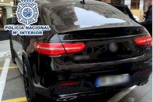 Detenido en Alicante por circular con un vehículo de alta gama con matrícula francesa falsa
