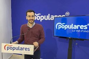 El PP pide a Baños que luche por las oportunidades de negocio que la Vall merece y "el PSOE pierde"
