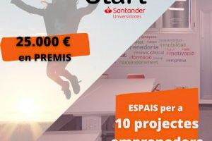 La Universitat de València distribuirà 25.000 euros en premis amb el programa UVemprén StartUP per a estudiantat emprenedor