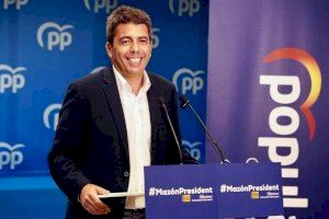 El presidente del Partido Popular de la Comunitat Valenciana, Carlos Mazón